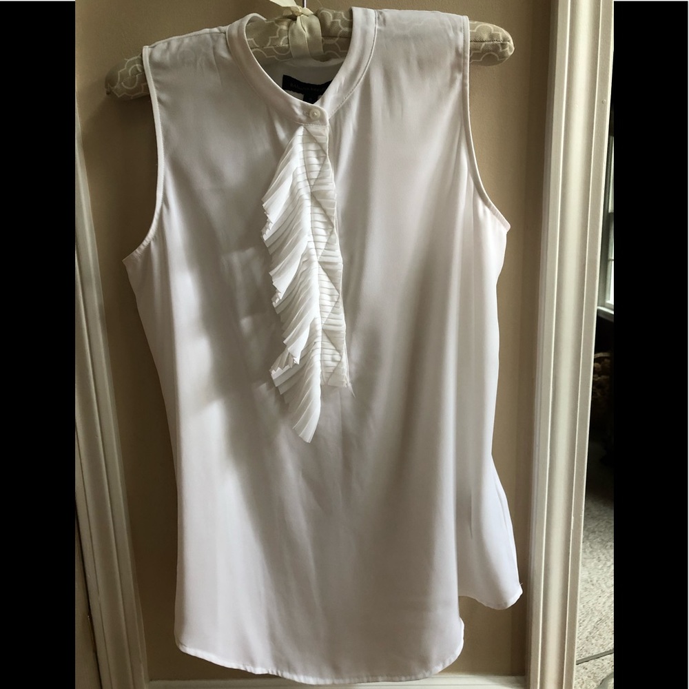Banana Republic Ruffle Front Sleeveless Top